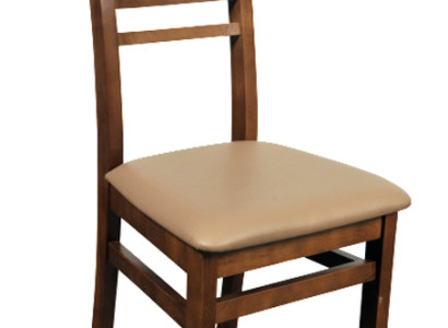 Armchair Chair Design Wood Upholstery Modern Chairs Gastro Dining room 100% Leather